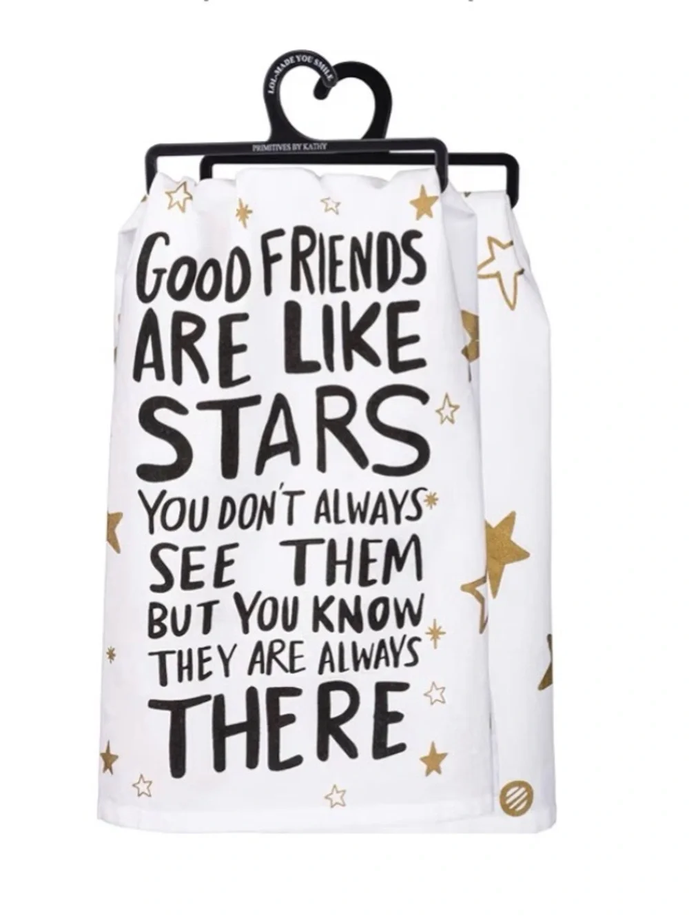 NWT- Primitives by Kathy ‘Good Friends…’ Floursaci Dishtowel